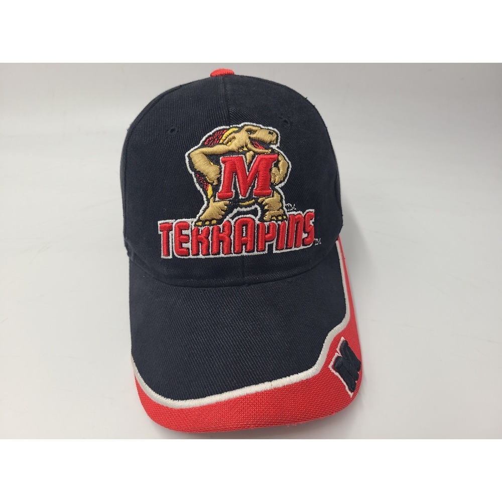 Vintage University of Maryland Terrapins Colosseum Adjustable Hat Cap NCAA Black